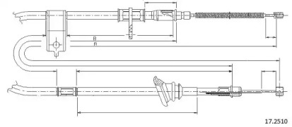Трос CABOR 17.2510
