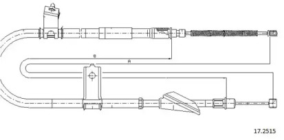 Трос CABOR 17.2515