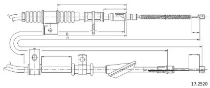 Трос CABOR 17.2520