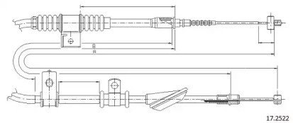 Трос CABOR 17.2522