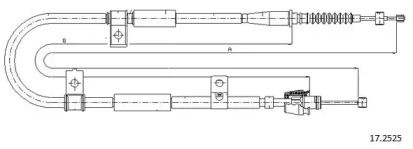 Трос CABOR 17.2525