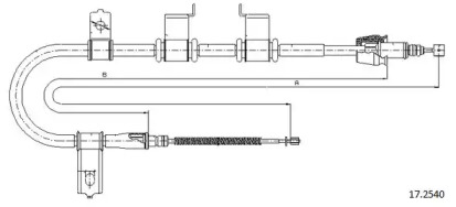 Трос CABOR 17.2540