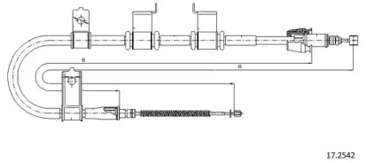 Трос CABOR 17.2542