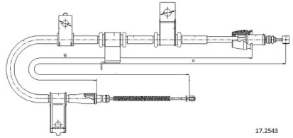 Трос CABOR 17.2543