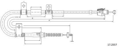 Трос CABOR 17.2557