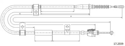 Трос CABOR 17.2559