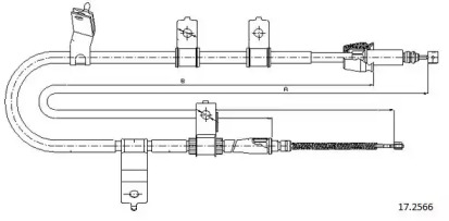 Трос CABOR 17.2566