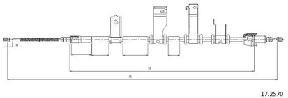 Трос CABOR 17.2570