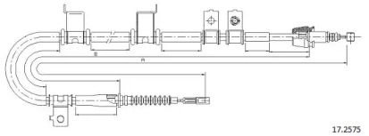 Трос CABOR 17.2575