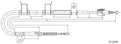 Трос CABOR 17.2576