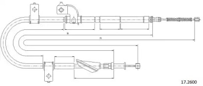 Трос CABOR 17.2600