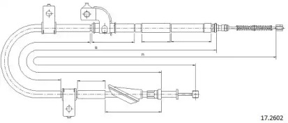 Трос CABOR 17.2602