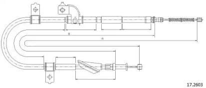 Трос CABOR 17.2603