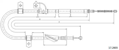 Трос CABOR 17.2605