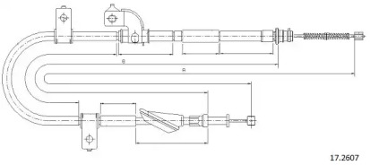 Трос CABOR 17.2607