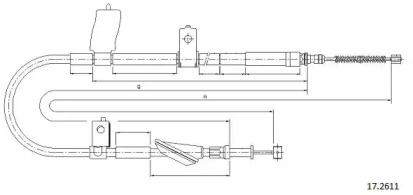 Трос CABOR 17.2611