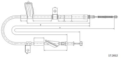 Трос CABOR 17.2612