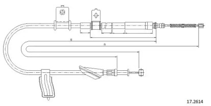 Трос CABOR 17.2614