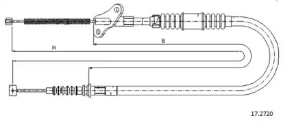 Трос CABOR 17.2720