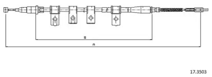 Трос CABOR 17.3503