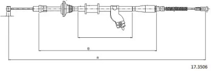 Трос CABOR 17.3506