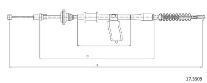 Трос CABOR 17.3509
