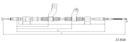 Трос CABOR 17.3516