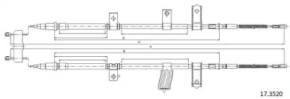 Трос CABOR 17.3520