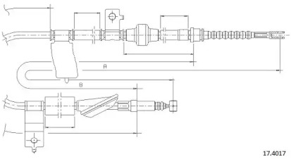 Трос CABOR 17.4017