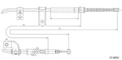 Трос CABOR 17.4055