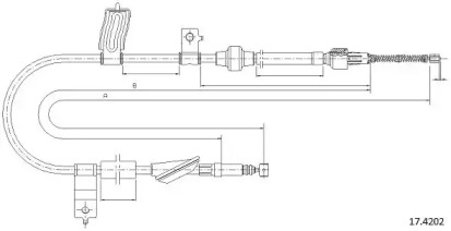 Трос CABOR 17.4202