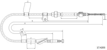 Трос CABOR 17.4203