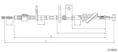 Трос CABOR 17.5023