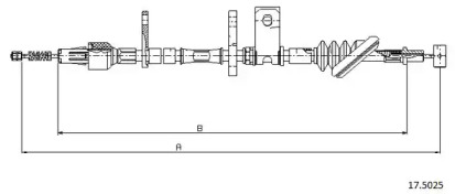 Трос CABOR 17.5025