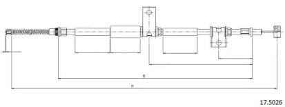 Трос CABOR 17.5026