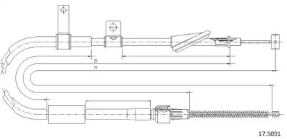 Трос CABOR 17.5031