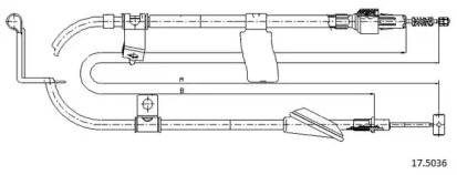 Трос CABOR 17.5036