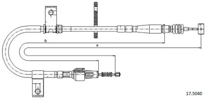 Трос CABOR 17.5040