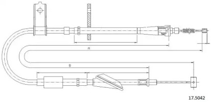 Трос CABOR 17.5042