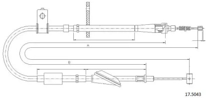 Трос CABOR 17.5043