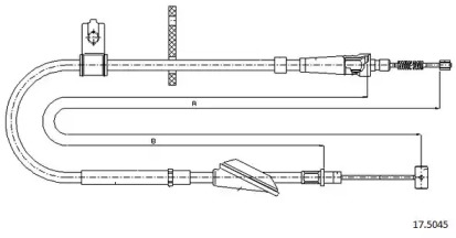 Трос CABOR 17.5045