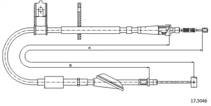 Трос CABOR 17.5046