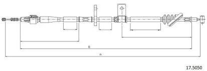 Трос CABOR 17.5050