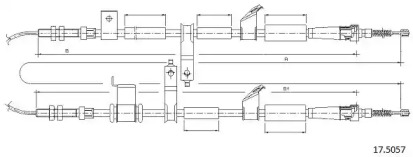 Трос CABOR 17.5057