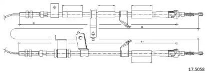 Трос CABOR 17.5058