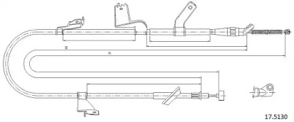 Трос CABOR 17.5130