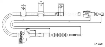 Трос CABOR 17.6020