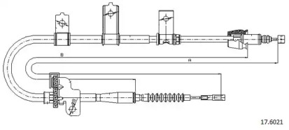 Трос CABOR 17.6021