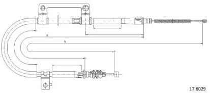 Трос CABOR 17.6029