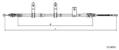 Трос CABOR 17.6031